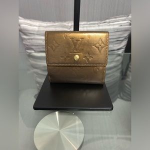 Authentic Louis Vuitton Elise Empreinte Vernise Monigram Bifold Wallet